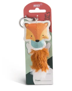 Nici 45583 Guardian Animals Fuchs Braun 12cm Taschenanhänger Kunstleder