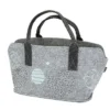 Gilde 45767 Filz Tasche "Universe" Tragetasche Einkaufstasche Hellgrau