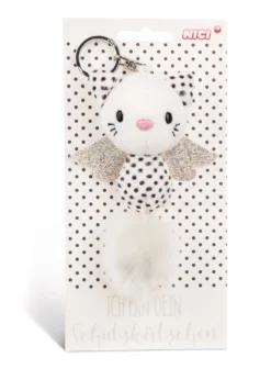 Nici 46040 Schlüsselanhänger Schutzkätzchen Guardian Angels 12cm Schwarze Punkte