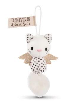 Nici 46041 Anhänger Loop Schutzkätzchen Guardian Angels 12cm Schwarze Punkte
