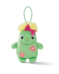 Nici 46104 Moffini Zausel Grün Mit Loop 8cm Plüschmonster Kuscheltier