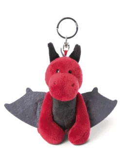 Nici 47997 Schlüsselanhänger Roter Drache Eldor 10cm Plüsch Dragonia