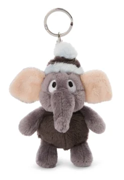 Nici 47269 Schlüsselanhänger Elefant Amadou 10cm Plüsch Winter Discovery