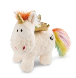 Nici 48411 Weißes Einhorn Rainbow Yin & Yang 32cm Stehend Plüsch Kuscheltier