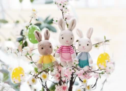 Nici 47512 Happy Bunnies Bunny Hase Hellgrau Rosa Shirt 15cm Plüsch Kuscheltier -Nicii Plusch Geschaft 47513 06 47512 47511 Milieu 2048x1487