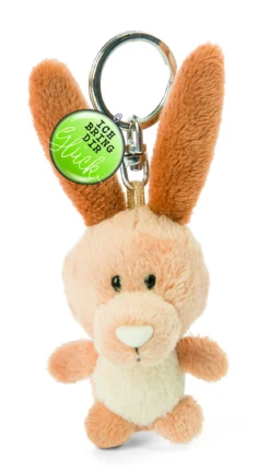 Nici 47540 Schlüsselanhänger Brauner Hase Plüsch 7cm Ich Bring Dir Glück