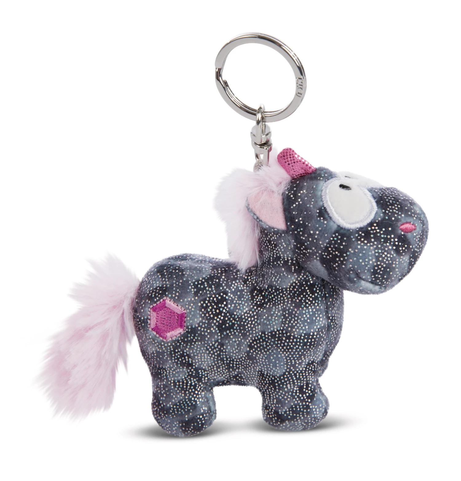 Nici 47648 Schlüsselanhänger Einhorn Diamond Dust Schwarz 10cm Plüsch Glitzernd 1 Nici 47648 Schlüsselanhänger Einhorn Diamond Dust Schwarz 10cm Plüsch Glitzernd