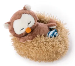 Nici 47876 Eule Oscar 12cm Schlafend Im Vogel-Nest Plüsch Kuscheltier Owlsons -Nicii Plusch Geschaft 47876 02 ZA Frei 2048x1798