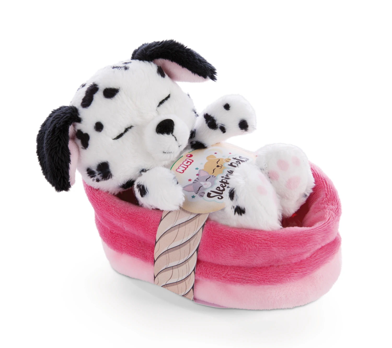 Nici 47891 Sleeping Pets Puppies Schlafender Dalmatiner Welpe Im Körbchen 12cm 1 Nici 47891 Sleeping Pets Puppies Schlafender Dalmatiner Welpe Im Körbchen 12cm