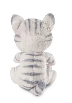 Nici 48086 Sleeping Kitties Schlafende Katze Im Körbchen 12cm Plüsch Grau -Nicii Plusch Geschaft 48086 04 ZA Frei me