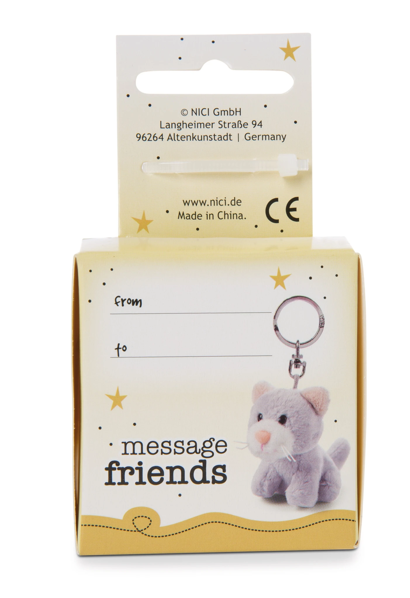 Nici 48127 Schlüsselanhänger Message Friends 6cm - Katze "You Are The Best!" 2 Nici 48127 Schlüsselanhänger Message Friends 6cm - Katze "You Are The Best!" – Bild 2