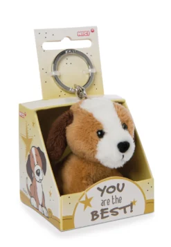 Nici 48137 Schlüsselanhänger Message Friends 6cm - Hund "You Are The Best!"