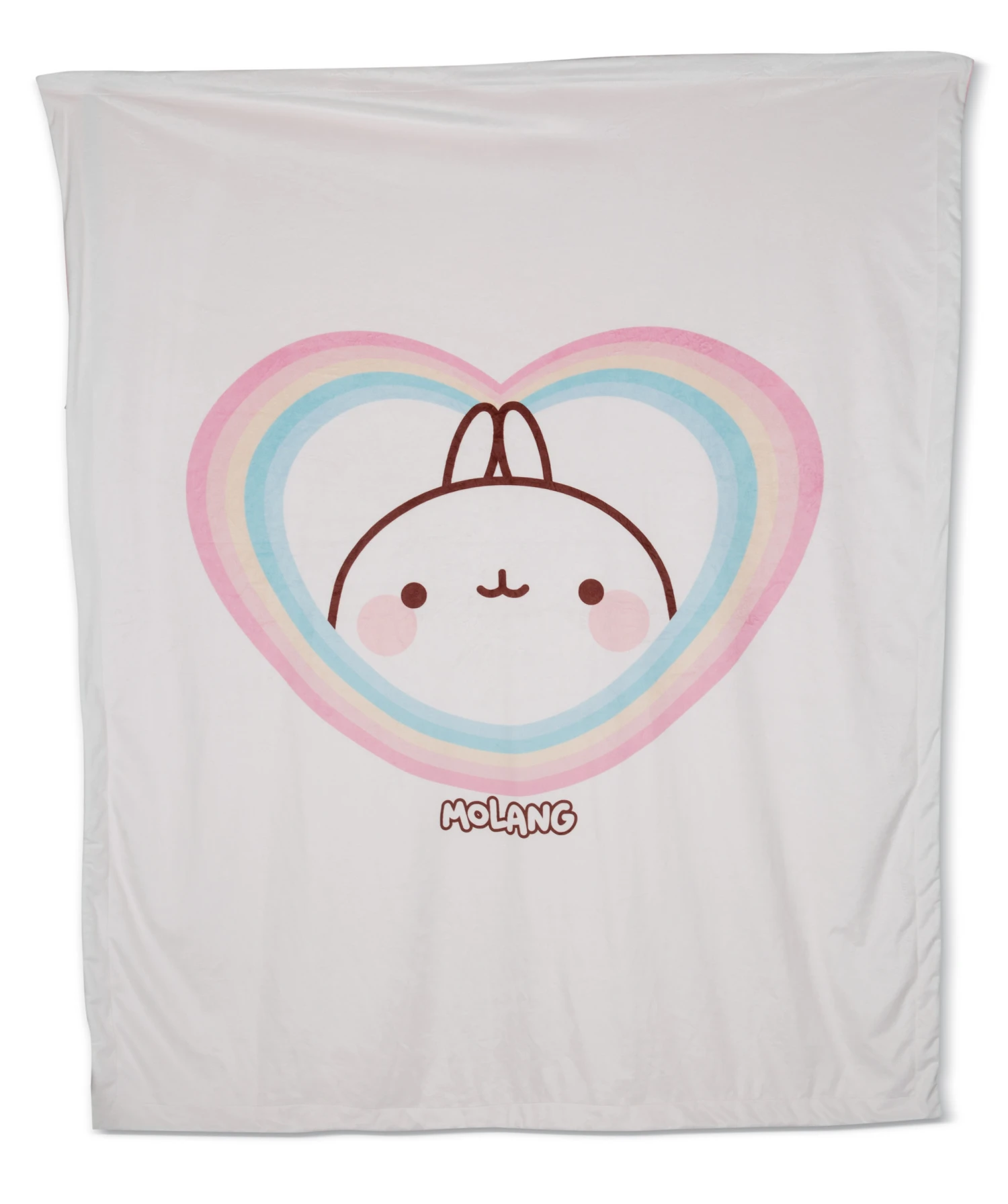 Nici 48229 Kuscheldecke Molang Mit Regenbogenherz 140x175cm Plüsch Kawaii 1 Nici 48229 Kuscheldecke Molang Mit Regenbogenherz 140x175cm Plüsch Kawaii