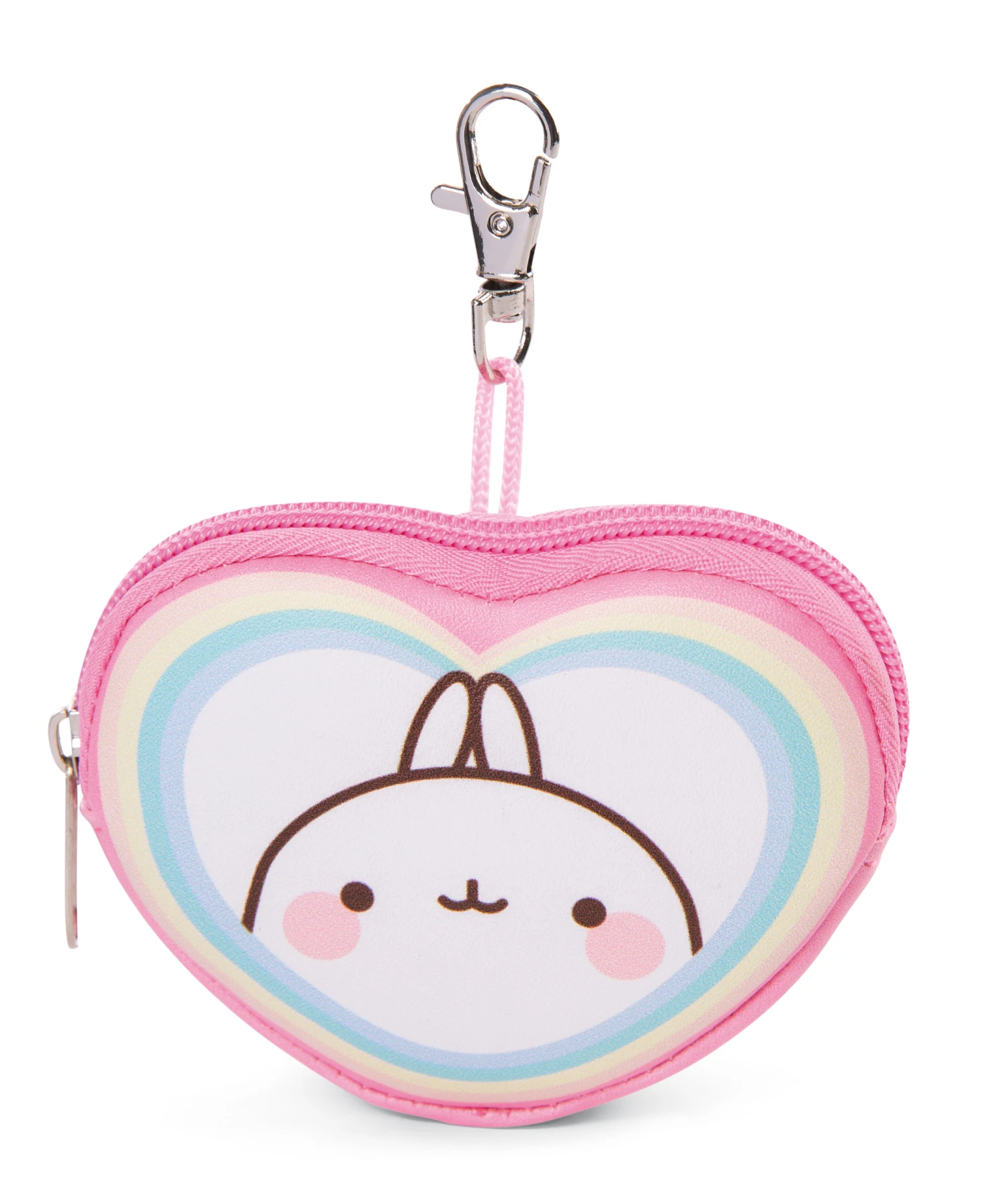 Nici 48232 Münztäschchen Molang Regenbogen Mit Karabiner 10x8x2cm Kawaii 1 Nici 48232 Münztäschchen Molang Regenbogen Mit Karabiner 10x8x2cm Kawaii