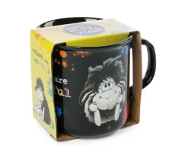 Nici 48255 Tasse Schwarzes Schaf Jerome 10cm Comic Wolf Ulvy & Friends 400ml