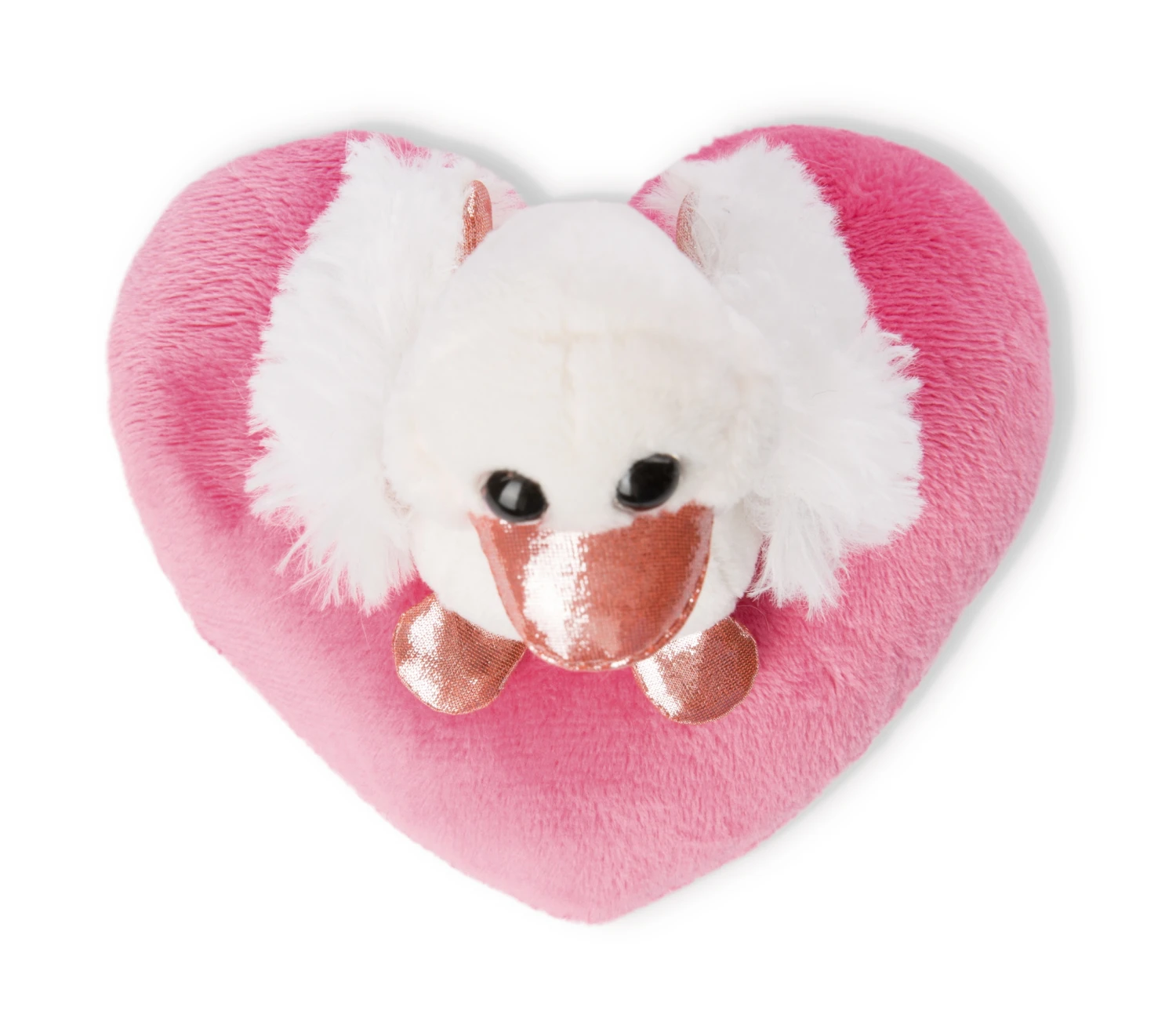 Nici 48264 Schwan Weiß Auf Herzkissen Ca 13cm Plüsch Love Classics GREEN 2 Nici 48264 Schwan Weiß Auf Herzkissen Ca 13cm Plüsch Love Classics GREEN – Bild 2