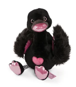 Nici 48271 Schwan Schwarz Ca 50cm Plüsch Kuscheltier Love Classics GREEN