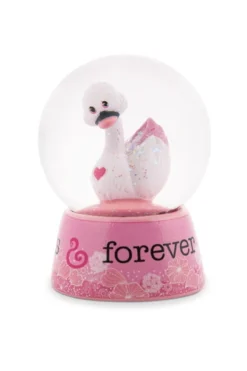 Nici 48282 Schüttelkugel Schneekugel Schwan Weiß 6,5cm Love Classics