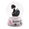 Nici 48283 Schüttelkugel Schneekugel Schwan Schwarz 6,5cm Love Classics