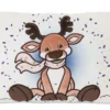 Nici 48332 Kissen Rentier Jonte Ca. 43x25cm Plüsch Winter Friends GREEN