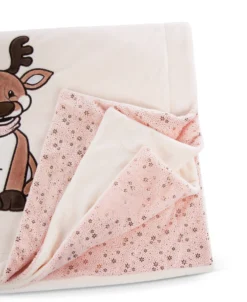 Nici 48335 Plüschdecke Rentier Jonte Ca. 140x175cm Winter Friends GREEN -Nicii Plusch Geschaft 48335 02 ZA Frei 1674x2048