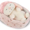 Nici 48357 Hase Liska Schlafend Im Körbchen 12cm Plüsch Winter Friends GREEN