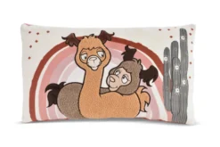 Nici 48610 Kissen Al & Chic Paka 43x25cm Rechteckig Plüsch GREEN