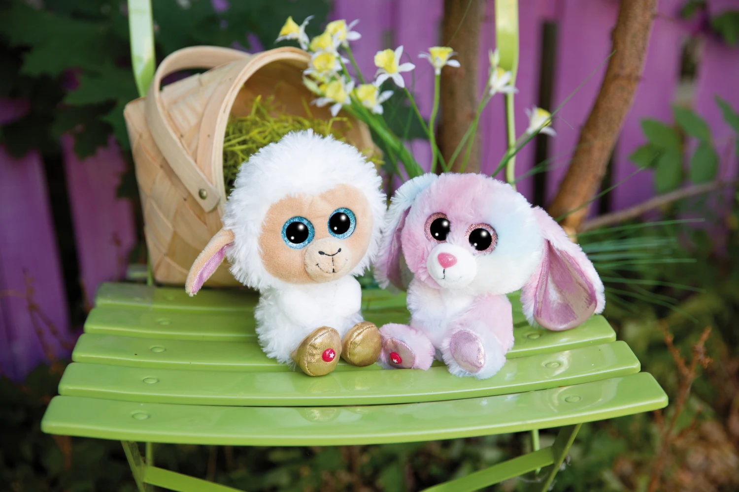 Nici 48682 Glubschis Spring Hase Candy Cream 15cm Plüsch Kuscheltier GREEN 6 Nici 48682 Glubschis Spring Hase Candy Cream 15cm Plüsch Kuscheltier GREEN – Bild 6