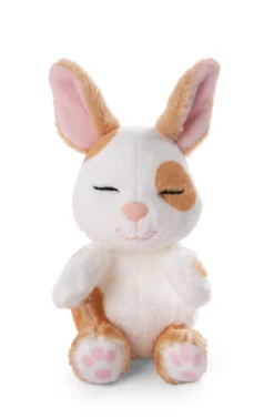 Nici 48707 Sleeping Pets Bunnies Hase Karamell Punkte 12cm Schlafend Im Körbchen -Nicii Plusch Geschaft 48707 04 ZA Frei 1341x2048