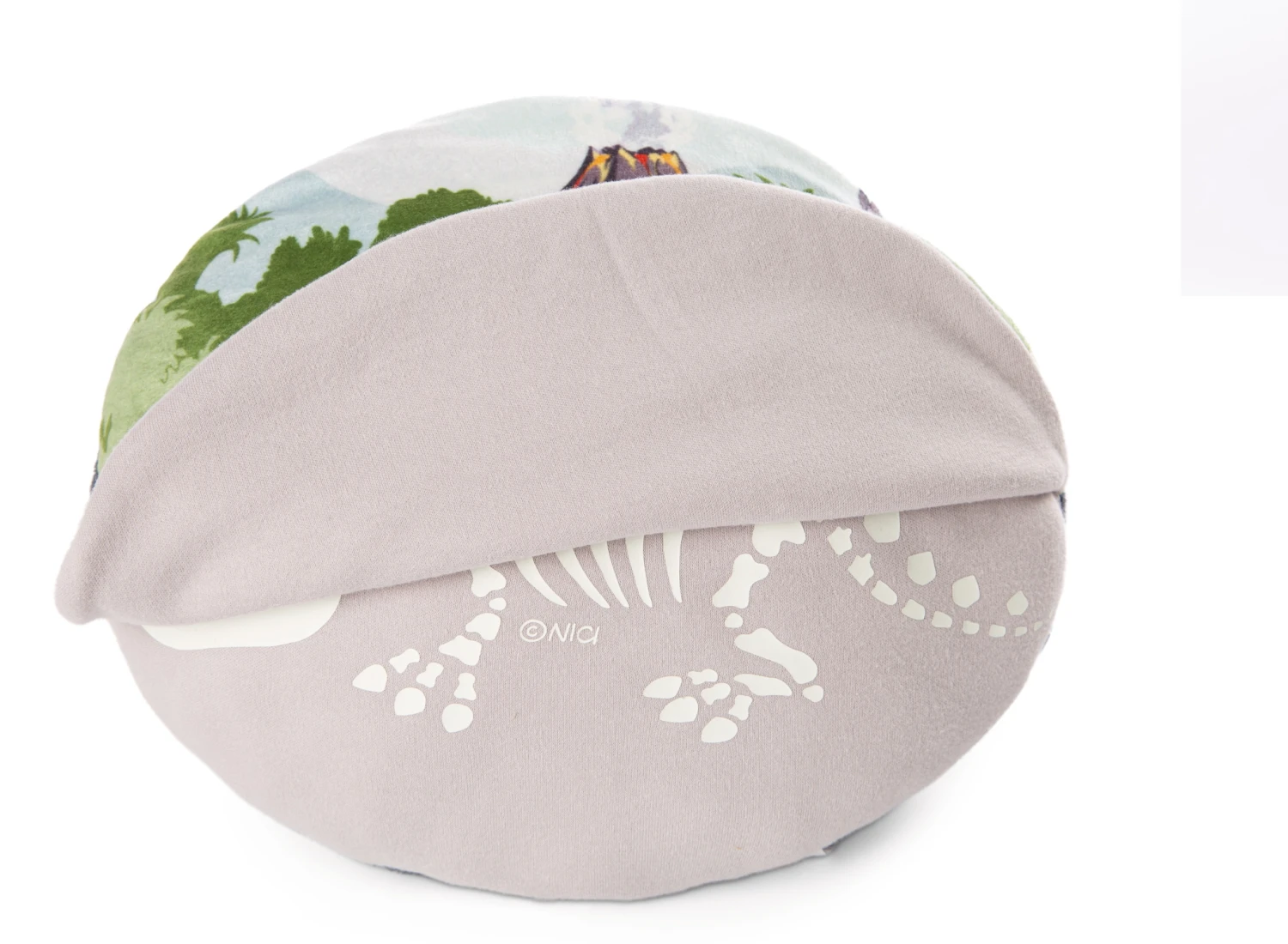 Nici 48820 Kissen Dinosaurier Fossily Wendeplüsch Glow In The Dark 32x26cm GREEN 3 Nici 48820 Kissen Dinosaurier Fossily Wendeplüsch Glow In The Dark 32x26cm GREEN – Bild 3