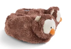 Nici 48934 Hausschuhe Eule Oscar Figürlich Größe 34-37 (M) Plüsch GREEN -Nicii Plusch Geschaft 48934 03 ZA weiss 2048x1410