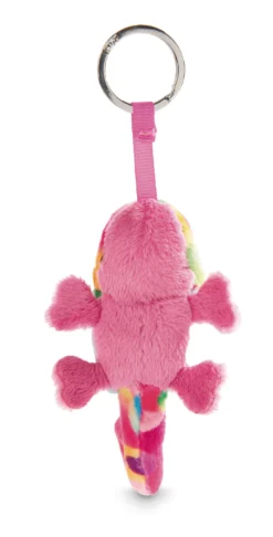 Nici 48963 Schlüsselanhänger Chamäleon Candymon 8cm Spring Summer Pink Gemustert -Nicii Plusch Geschaft 48963 04 ZA Weiss 1040x2048