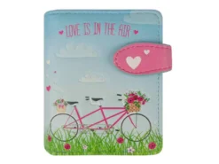 Bb Klostermann Geldbeutel Geldbörse 51215 Tandem Fahrrad Blau