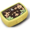 Nici 40328 Brotdose Lunchbox Drei Affen & Lemur 17x12x6,8cm Wild Friends Gelb