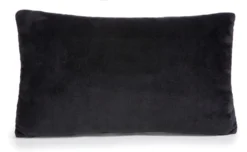 Nici 41428 Kissen Schwarzes Einhorn Carbon Flash Rechteckig 43x25cm Plüsch