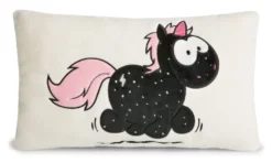 Nici 41428 Kissen Schwarzes Einhorn Carbon Flash Rechteckig 43x25cm Plüsch -Nicii Plusch Geschaft 57hFP5PNF43xtr6