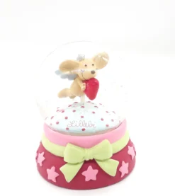 Nici 70475 Große Schneekugel Schüttelkugel Steinbeck Lillebi Engel Maus Mit Herz -Nicii Plusch Geschaft 70475 5