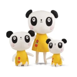 Nici 90424 Lemon Ribbon Panda 35cm Plüsch Kuscheltier Schlenker -Nicii Plusch Geschaft 90423pt 1