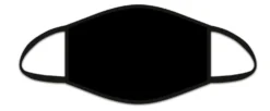 Hergo 9722 Mund-Nasen-Maske Behelfsmaske Schwarz Unifarben