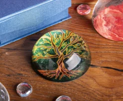 Berk EN-561 Kristallobjekt Yggdrasil Baum D Lebens 3,8cm Schwingungssymbol ø 8cm