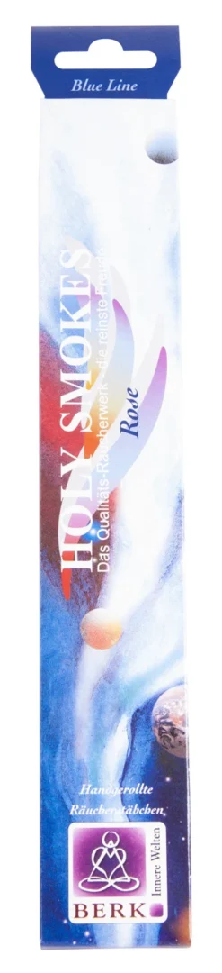 5x Berk HS-12 Blue Line Rose Handgerollte Räucherstäbchen 50g