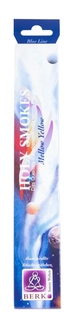 5x Berk HS-1 Blue Line Mellow Yellow Handgerollte Räucherstäbchen 50g