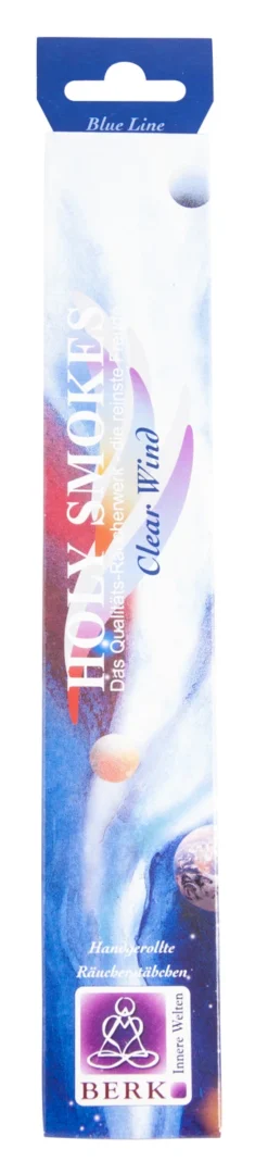 5x Berk HS-20 Blue Line Clear Wind Handgerollte Räucherstäbchen 50g