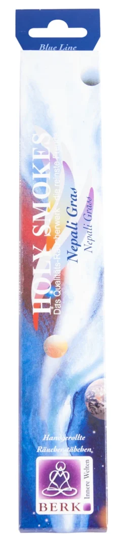 5x Berk HS-29 Blue Line Nepali Gras Handgerollte Räucherstäbchen 50g