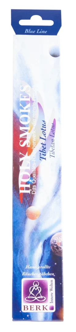 5x Berk HS-5 Blue Line Tibet Lotus Handgerollte Räucherstäbchen 50g