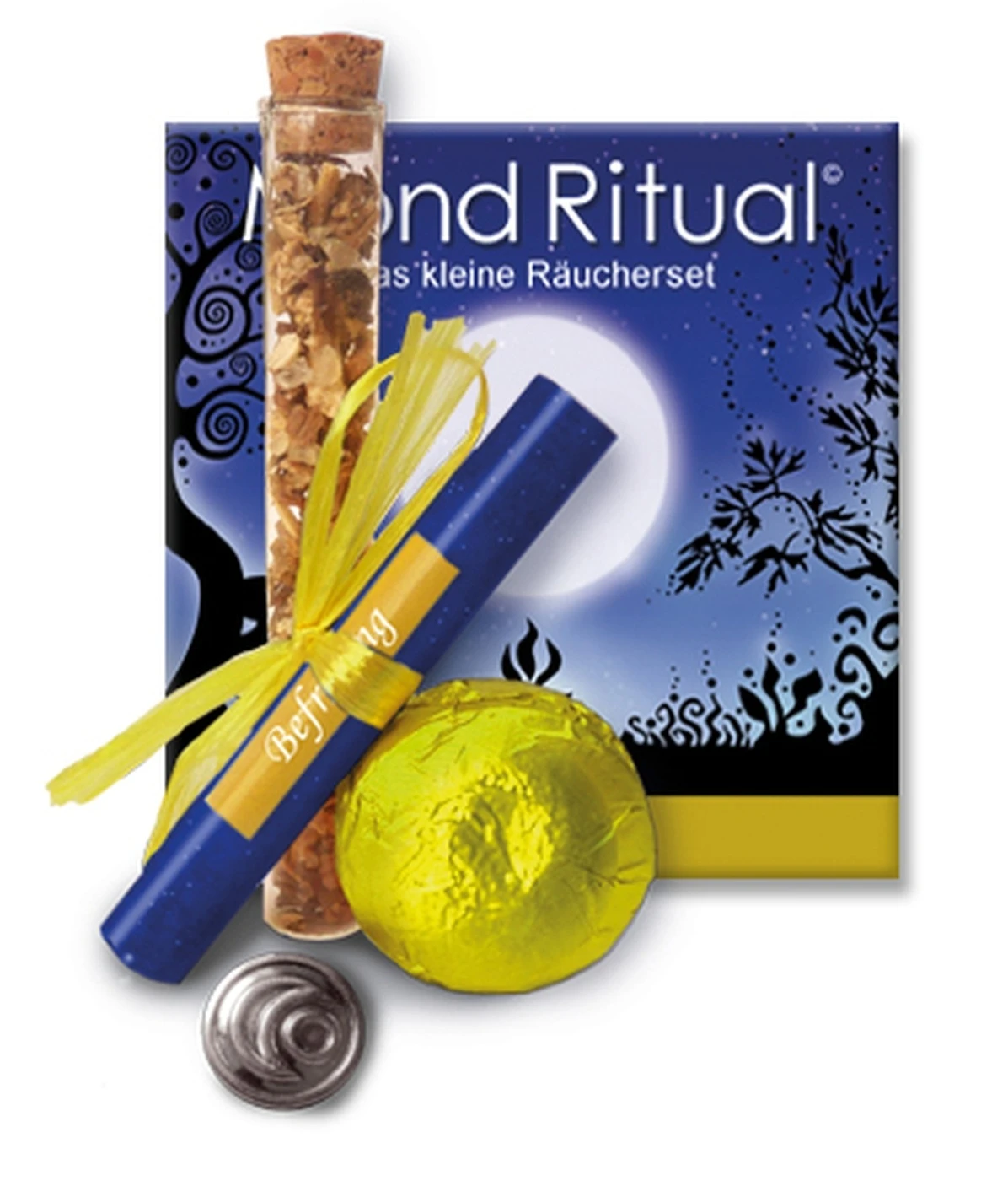 Berk Räucherset Mondritual Mit Kohle + Mondtaler + Ritualanleitung - Befreiung 1 Berk Räucherset Mondritual Mit Kohle + Mondtaler + Ritualanleitung - Befreiung