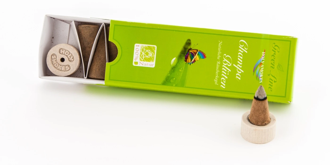 Berk Green Line Räucherkegel 100 % Natur - Champa Blüten 10 Kegel 1 Berk Green Line Räucherkegel 100 % Natur - Champa Blüten 10 Kegel