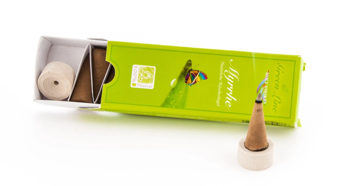 2x Berk Green Line Räucherkegel 100 % Natur - Myrrhe 10 Kegel 1 2x Berk Green Line Räucherkegel 100 % Natur - Myrrhe 10 Kegel