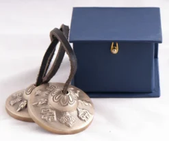 Berk Tibetische Zimbeln 8 Glückssymbole Ritualinstrument In Geschenkbox KH-963
