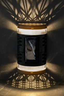 Berk L-110 Solar LED AuĂenleuchte Blume Des Lebens 15x9x6cm Mit DĂ€mmerungssensor